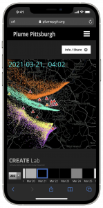 Screenshot of Plume Pittsburgh App